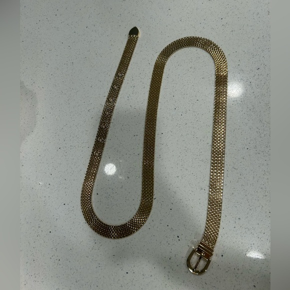 J. Crew Gold Watchband chain belt - Picture 5 of 8